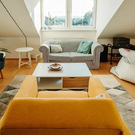 Majestic Views From A 60m2 Private Terrace - Castle, Cathedral, Old Town Bratislava